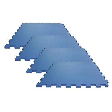 Imagem de Kit Tatame Eva 50x50cmx10mm - 4 Peças + 8 Bordas - Azul