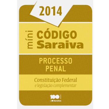 Imagem de Livro - Mini Código Processo Penal - 20ª Edição - 2014 - Saraiva