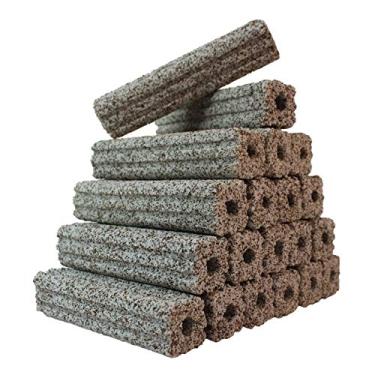 Imagem de PINVNBY 20 peças de meio de filtro de aquário grande de 15 cm de mídia de cerâmica para tanque de peixes para filtro de vasilha de poço, filtro de chuveiro Bakki, filtro de trickle, aquicultura e lagoas de Koi