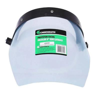 Imagem de Mascara facial Incolor 8" S/Catraca Ref.010251610 - Carbografite Carbografite