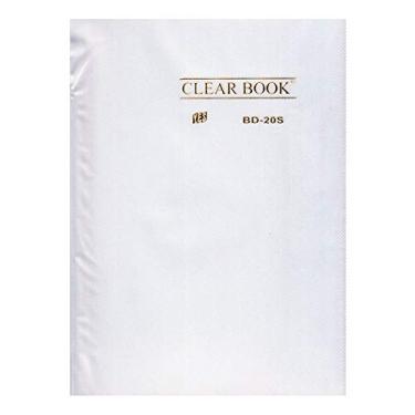 Imagem de Pasta Catálogo 20 sacos - A4 - Polipropileno - Transparente - Clear Book CRISTAL