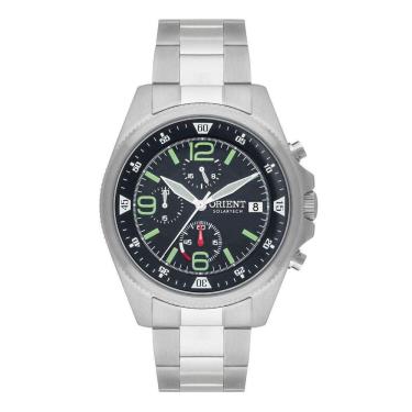 Imagem de Relógio Orient Masculino Cronógrafo Prata 42mm