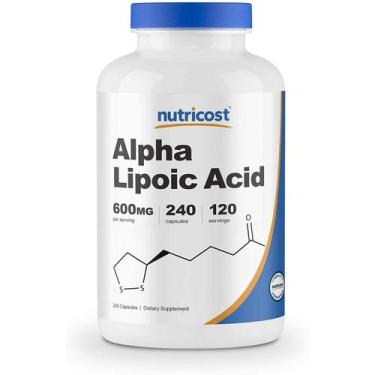 Imagem de Acido Alfa Lipoico 600Mg (240 Caps) - Nutricost