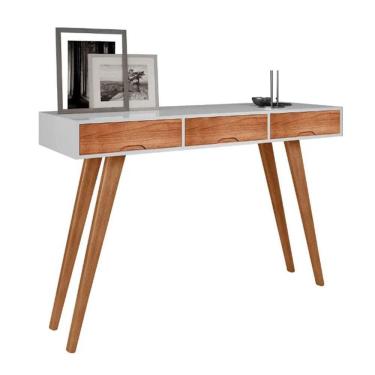 Imagem de Aparador Decorativo 3 Gavetas 1,20m Laqueado Off White