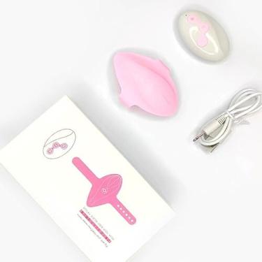 Imagem de Discreet Wearable Underwear & Finger Vibrator for Women - Multi-Function Clitoral Butterfly Vibrator with 10 Vibration Modes -Remote Control- Mini Panties Sex Toy for Women - Rechargeable & Very Quiet (Pink)