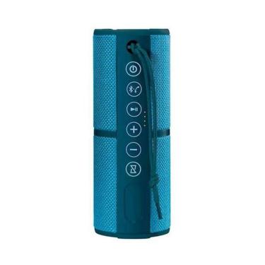 Imagem de Caixa De Som Multilaser Sp253 Mini Waterproof Bluetooth 15W Azul