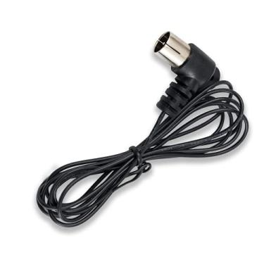 Imagem de POBADY Antena de Rádio FM Antena FM Antena Interna Preta para Casa Unbal Dipol 3 dBi Rádio FM para Carro Conector Push-on F Compatível com Receptor Estéreo Amplificador Doméstico