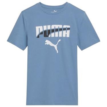 Imagem de PUMA Camiseta para meninos, Azul claro, M