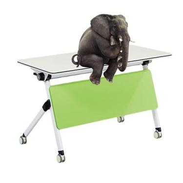 Imagem de Mesas de Conferência Mesa De Reunião Portátil Móvel Dobrável Mesa De Sala De Conferências, Mesa De Escritório Multiuso Mesa De Treinamento De Seminário, Armazenamento Fácil E Economia De Espaço(71x20x