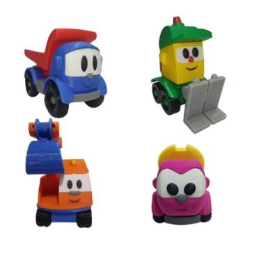 Imagem de Kit Leo Caminhao Lifty Scoop e Lea - 4 Brinquedos impressao 3D