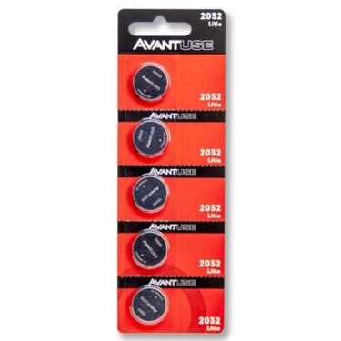 Imagem de Pilha CR2032 3V Avant Bateria Moeda 5 unidades