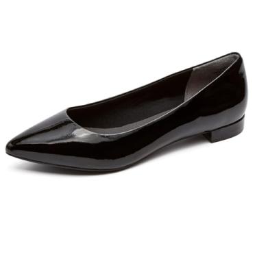 Imagem de Rockport Sapatilha feminina Total Motion Adelyn Ballet, Patente preta, 7 Wide