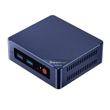 Imagem de Beelink Mini PC, Mini PC Mini S12 Pro 12ª Geração Intel N100 (até 3,4GHz) 4C/4T, 16GB DDR4 500GB PCle SSD/2 x HDMI 4K 60Hz 2 Saída Gigabit Ethernet/WiFi6/BT -5.2