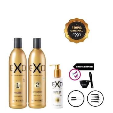 Imagem de kit Exoplastia Alisamento 2 500ML +Leave On Repair 140ml