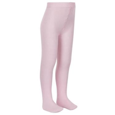 Imagem de Meia-Calça Infantil Lupo 02526-001 Lisa, Rosa, BB
