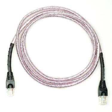 Imagem de Cabo de Rede Ethernet CAT6 Revestido em Tecido Colorido - 1,5 Metro - 