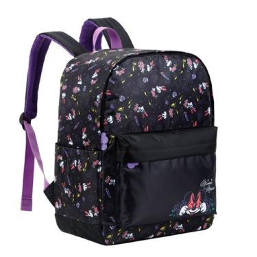 Imagem de Mochila Feminina Minnie Mouse Disney Bolsa Escolar Costas - Xeryus, Mi