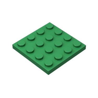 Imagem de Classic Green Plates Bulk, Green Plate 4x4, Building Plates Flat 50 Piece, Compatible with Lego Parts and Pieces: 4x4 Green Plates(Color: Green)