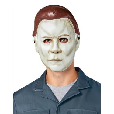 Imagem de Rubies Meia máscara masculina de plástico de Halloween II Michael Myers, tamanho único para festas temáticas e Halloween, Conforme mostrado., tamanho nico