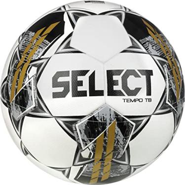 Imagem de Select Bola de futebol Tempo TB, branco/preto/dourado V23, tamanho 5