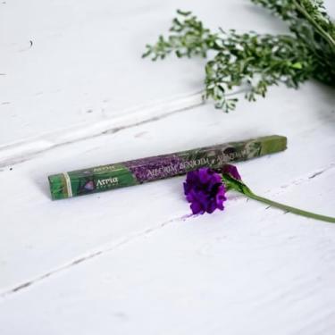 Imagem de Meta Atacado, Incenso Indiano Atria Ervas Massala 8 Varetas- Escolha Aroma Cor:Alecrim Benjoim Alfazema