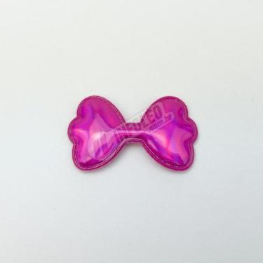 Imagem de Aplique Laço PVC Rosa Pink 5x3cm - LB