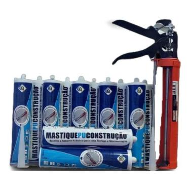 Imagem de Mastique PU Construção Original (kit C/ 12 Tubos + Aplicador) - Mastiq