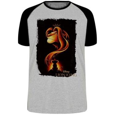 Imagem de Camiseta Rei Leão Mufasa Simba Blusa Plus Size extra grande adulto ou 