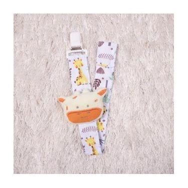 Imagem de Cordão Prendedor de Chupeta para Bebê - Miguel Baby, Girafa