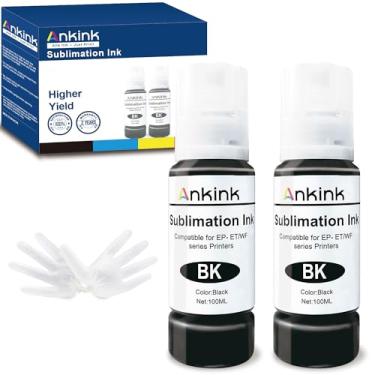 Imagem de Ankink Refil de frascos de tinta de sublimação para Epson Ecotank ET-2800 ET-2803 ET-2850 ET-2720 ET-2760 ET-4800 ET-15000 ET-2400 ET-3760 ET-4760 Transferência térmica em canecas camisetas sem ICC
