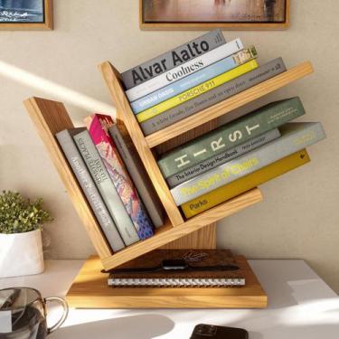 Imagem de Prateleira Organizadora Porta Livros e Revistas Livreiro Estilo Retrô 