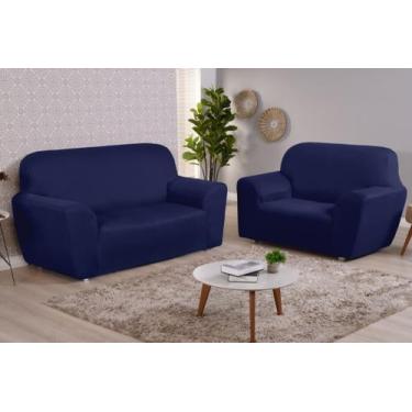 Imagem de Capa para sofa king 2 e 3 lugares malha gel lisa - MAYRA ENXOVAIS, MAR