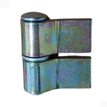 Imagem de Dobradiça gonzo com aba portão de ferro e aço bicromatizado - Jocec