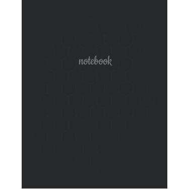 Imagem de Black and White Series: Minimalistic design notebooks: Black honeycomb cover, 120 pages, large 8.5"x11”, college ruled white paper. (Black and White ... large 8.5"x11”, college ruled white paper.)