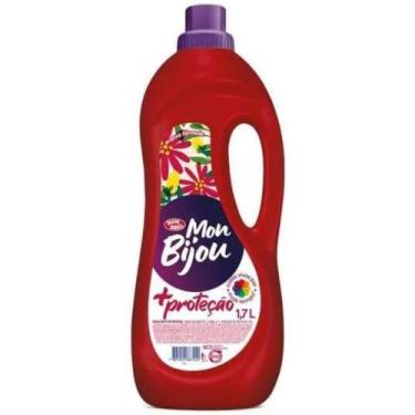 Imagem de Amaciante Concentrado Mon Bijou Regular + Perfume  Vermelho 1,7L