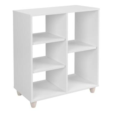 Imagem de Estante Livreiro Organizador Prateleiras Infantil Branco