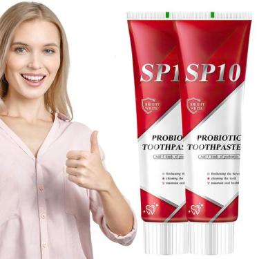 Imagem de Pasta de Dentes Wanban SP 10 Probiótica - Branqueadora (2 Unidades)