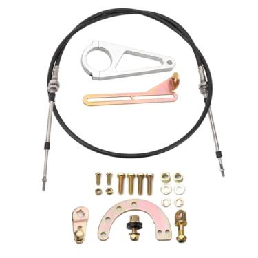 Imagem de VODCACA ACA-1804 Kit de ligação de câmbio ajustável de coluna de reposição de 5 cm para uso geral automotivo adequado para TH200 TH200-4R TH350 TH400 TH700R4 4L60 4L60E 4L80E