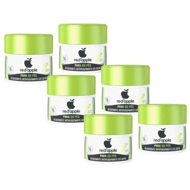 Imagem de Kit 6 Desodorante Em Creme Para Os Pés 55G - Red Apple