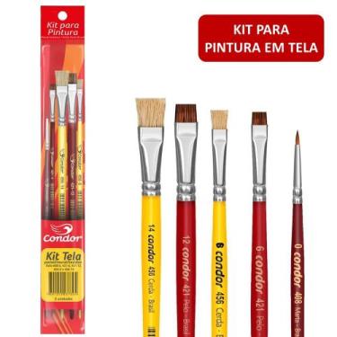 Imagem de Kit P/ Pintura 498 Painting B.Set-tela - CONDOR