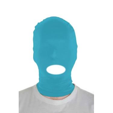 Imagem de Sheface Máscara masculina e feminina de elastano com capuz de boca aberta para fantasia de cosplay de Halloween