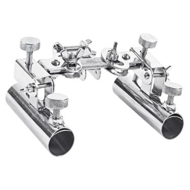 Imagem de YIJU Acessórios de cadeira de pesca suprimentos de pesca portador de barra de pesca Pólo de pesca para acampar , Suporte de Suporte Duplo