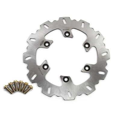 Imagem de Rotor de disco de freio traseiro com parafusos de montagem para Yamaha XJ600N 1991-2003, YZF600R THUNDERCAT 1996-2004, XJ600S DIVERSION 91-03, SRX 600 86-89, acessórios de substituição de motocicleta