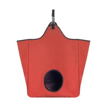 Imagem de Pegciuho Rampa lenta de fardo com saco de feno estável com tira ajustável a d'água Premium Premium Horse Tote Tote Storage Saco para Vaca de Cavalo