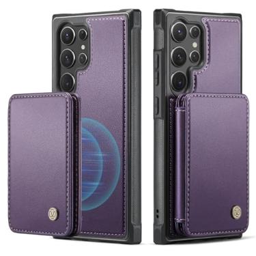 Imagem de HJZSZX Para Samsung A23 (4G 5G) Capa de couro magnética dois em um com flip (para Samsung A23 (4G 5G)/ROXO)