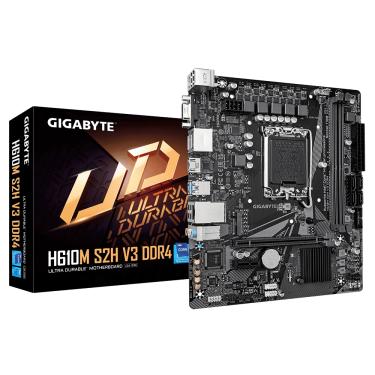 Imagem de Placa Mae Gigabyte INTEL LGA (1700) DDR4 Micro ATX - H610M S2H V3 DDR4