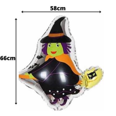 Imagem de Balão Metalizado Halloween Para Decoracao Baloes Para Festa Dia Das Br