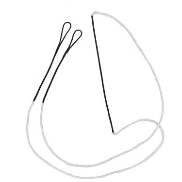 Imagem de Cordas de arco para tiro com arco - AMO 162 cm em 12 fios, corda de substituição para arco recurvo para arco longo tradicional, Fast Flight Plus Bow String para arco recurvo, equipamento universal de