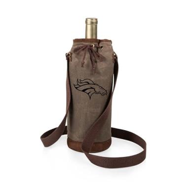 Imagem de PICNIC TIME Denver Broncos Bolsa para vinho de lona encerada