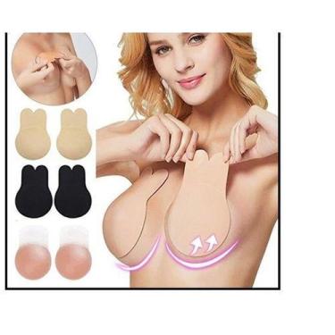 Imagem de Sutia adesivo levanta seio - invisible push up preto - Reparocell